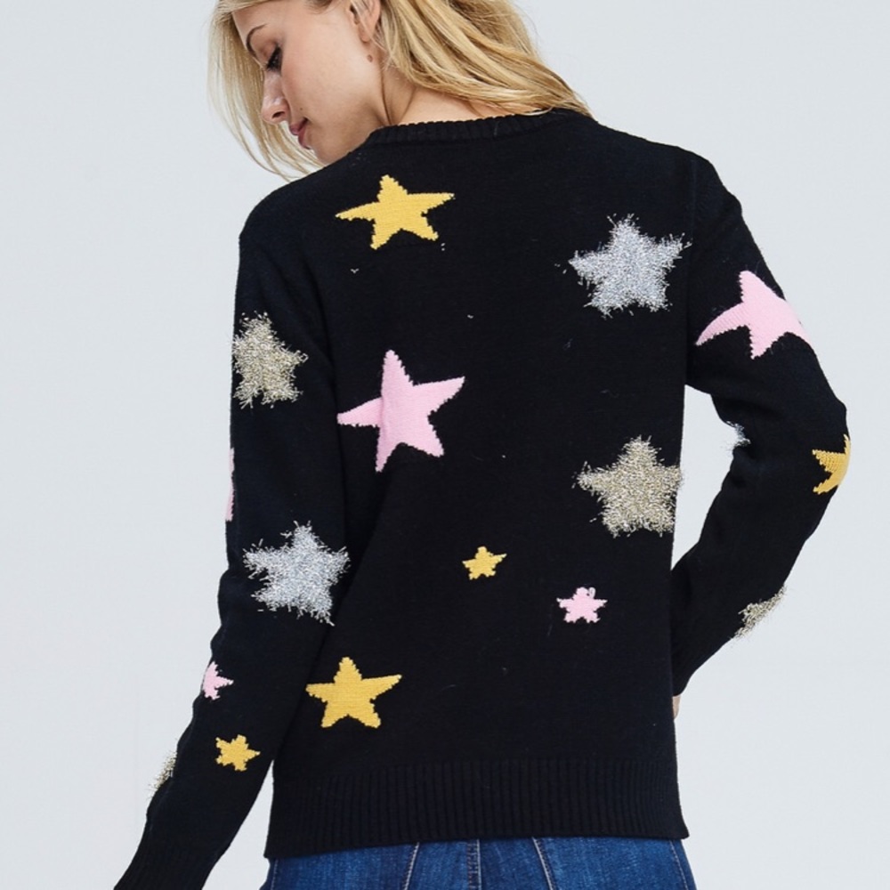 🌟🌟Last One🌟🌟 Stars & Moon Sweater - Picture 5 of 7